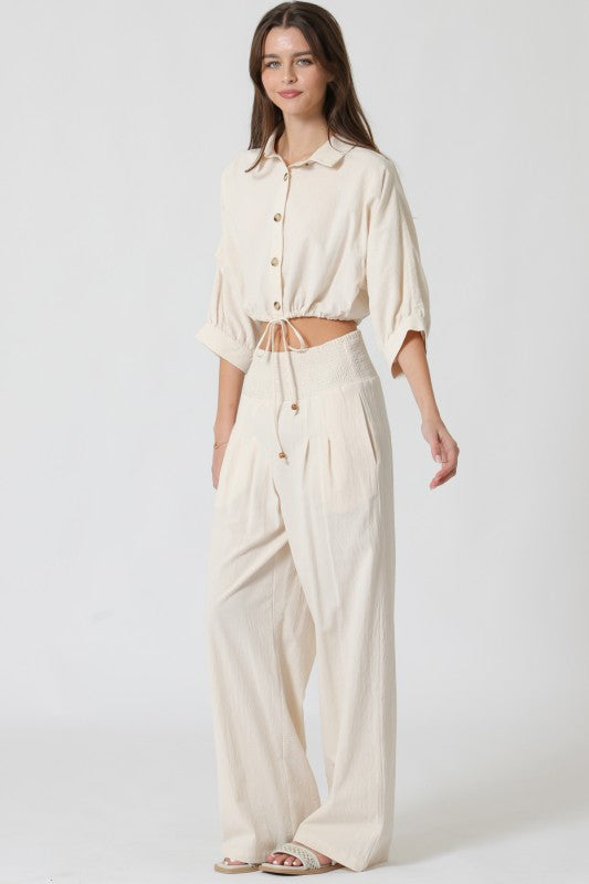 Ivory Luxe Two- Piece Set