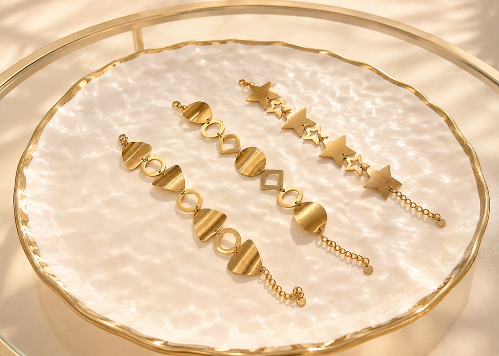 Gold Star Bracelet