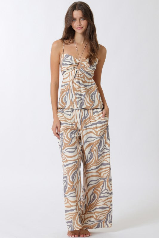 Mocha Swirl Pant Set