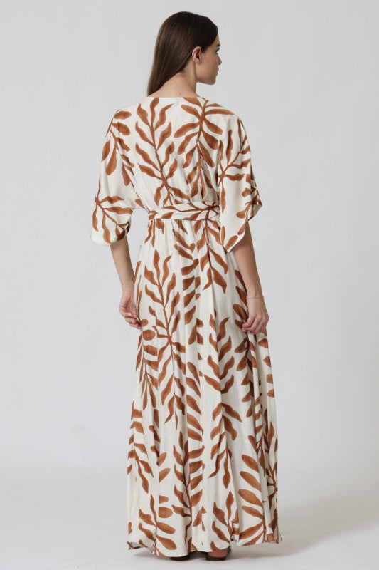 Sunset Palm Maxi Dress