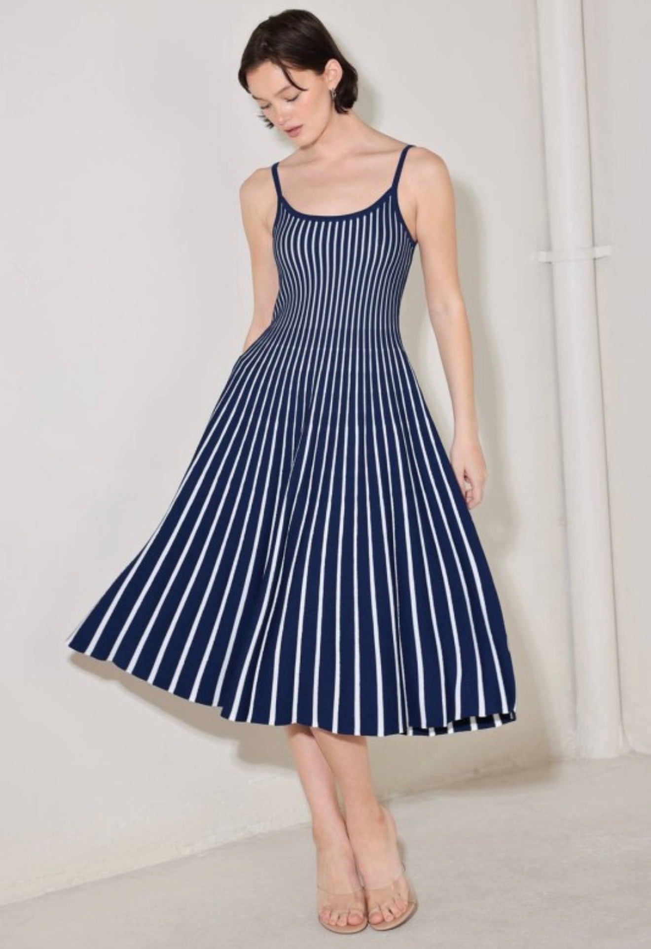 Azure Line Midi Dress