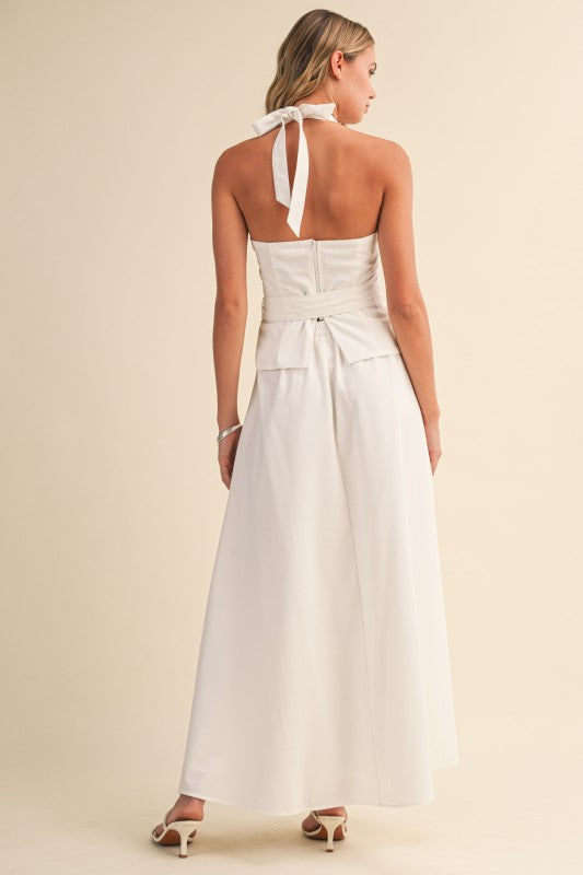 Grace Linen Halter Set