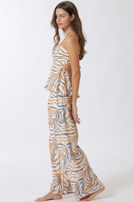 Mocha Swirl Pant Set