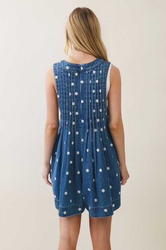 Luna Denim Romper