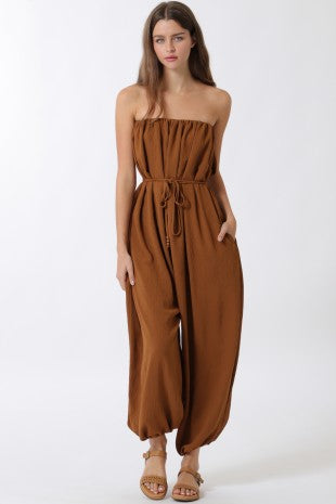 Mocha Breeze Jumpsuit