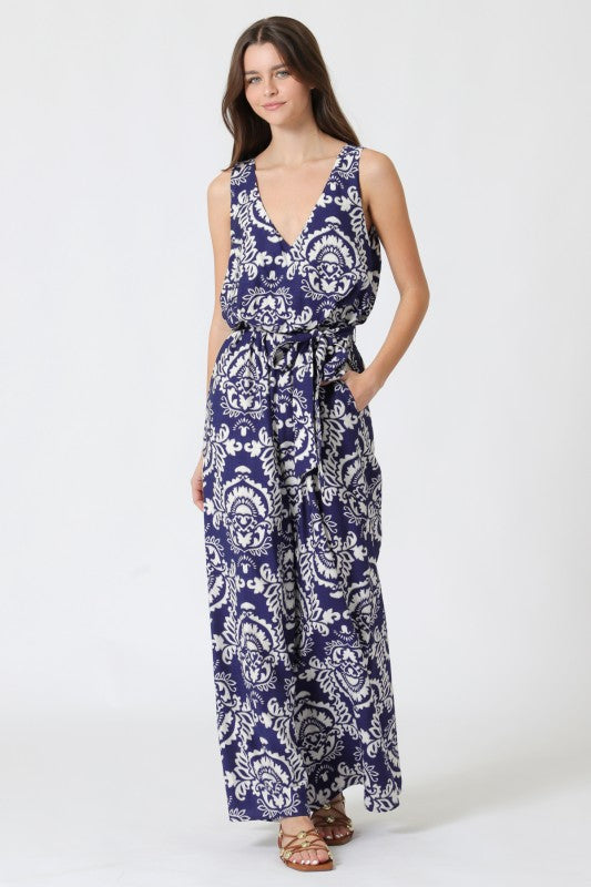 Marbella Navy Statement Jumpsuit