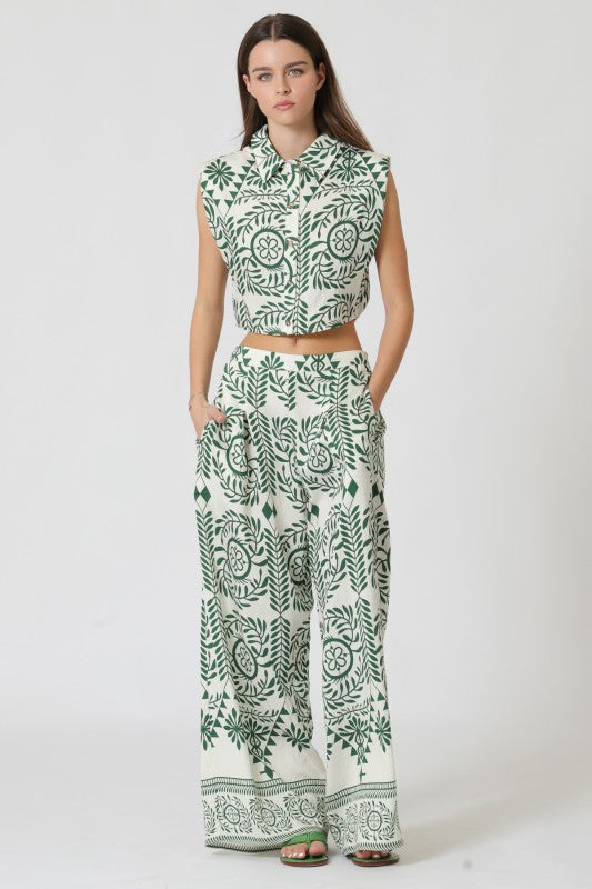 Emerald Escape Two-Piece Set