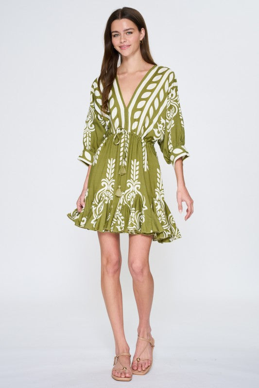 Green Garden Dress
