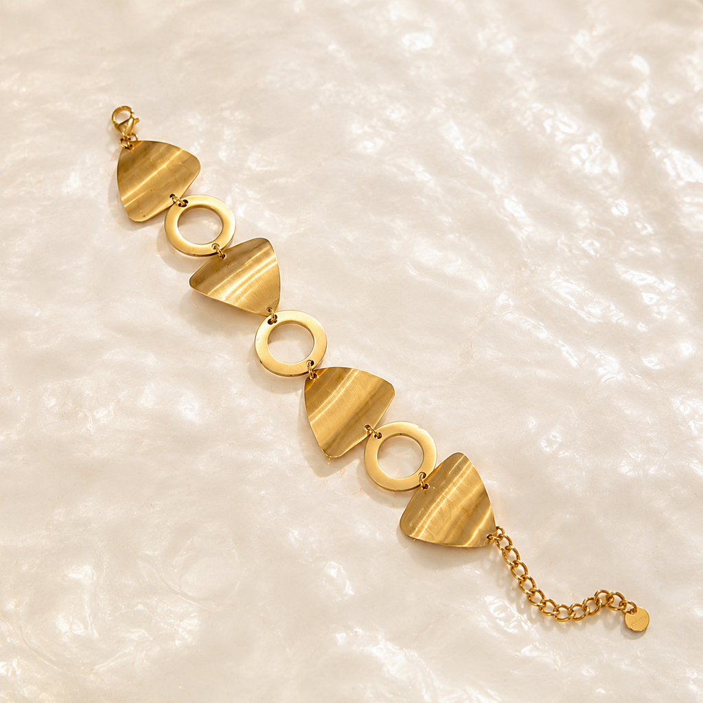 Golden Shapes Bracelet ✨
