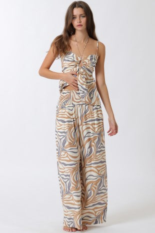 Mocha Swirl Pant Set