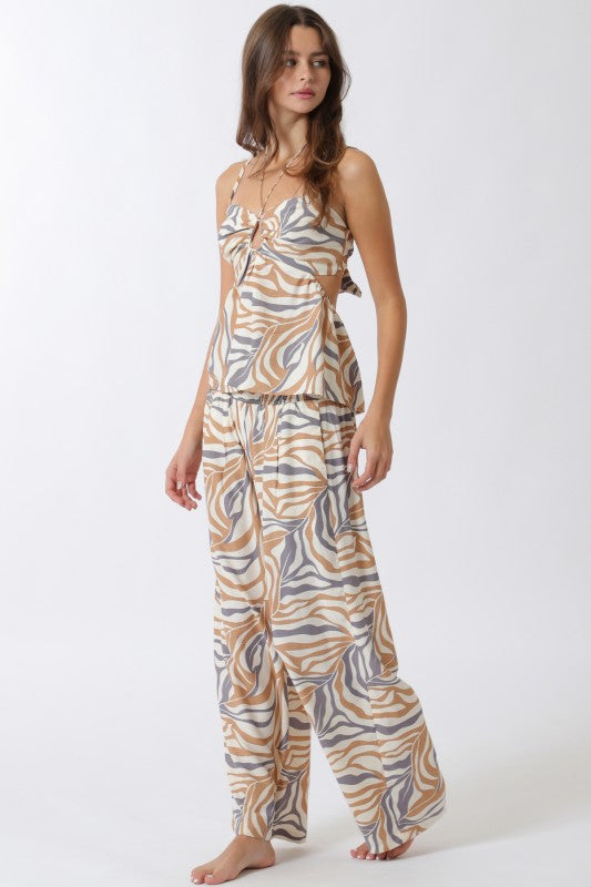 Mocha Swirl Pant Set