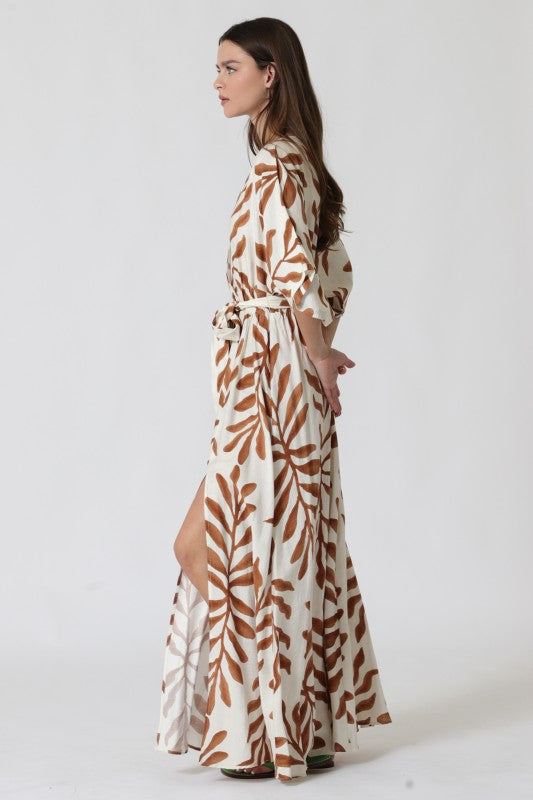 Sunset Palm Maxi Dress