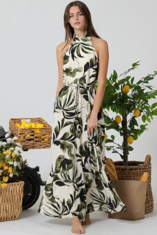 Luxe Tropic Maxi Dress