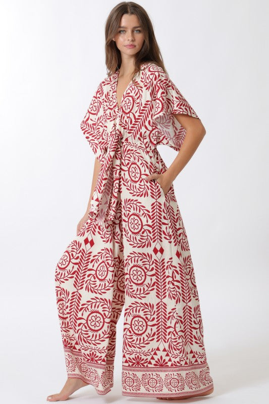 Bohemian Vine Jumpsuit