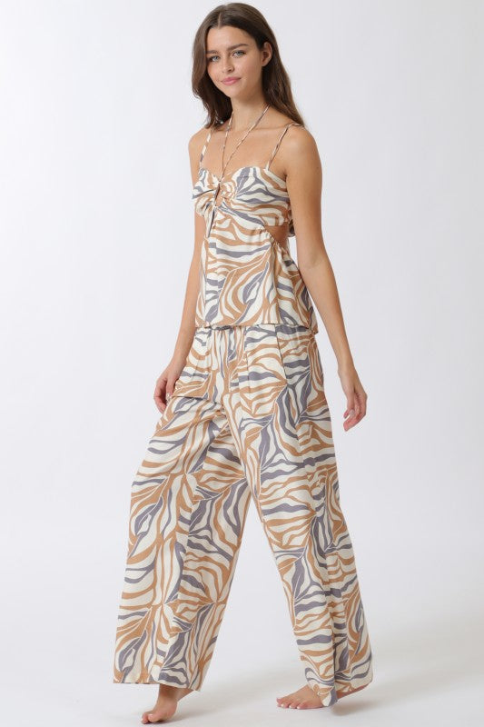 Mocha Swirl Pant Set