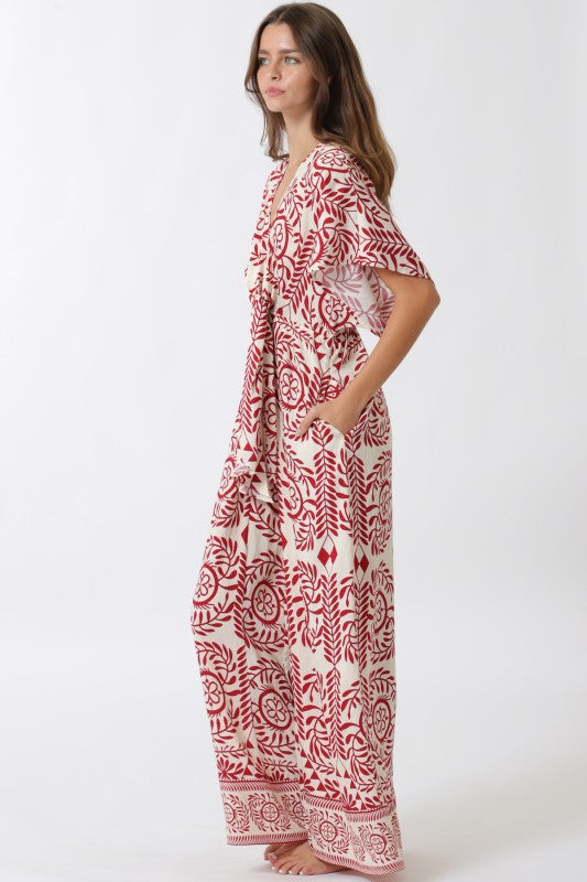 Bohemian Vine Jumpsuit