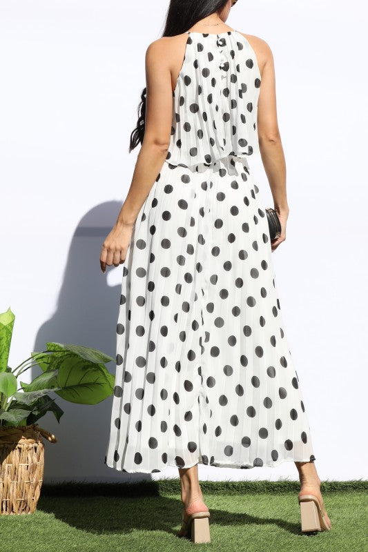 Monroe Pleated Midi Dress