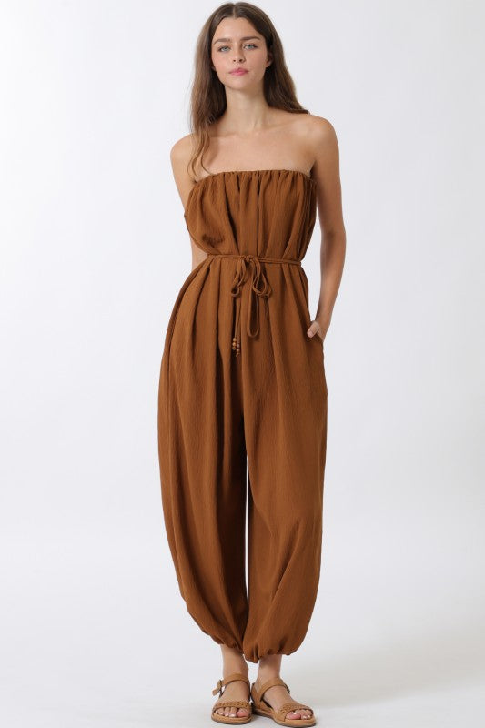 Mocha Breeze Jumpsuit