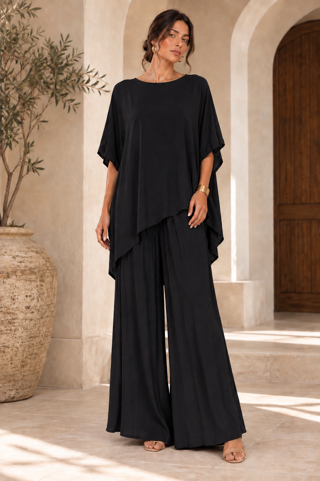 Italian Silk-Blend Two-Piece Set
