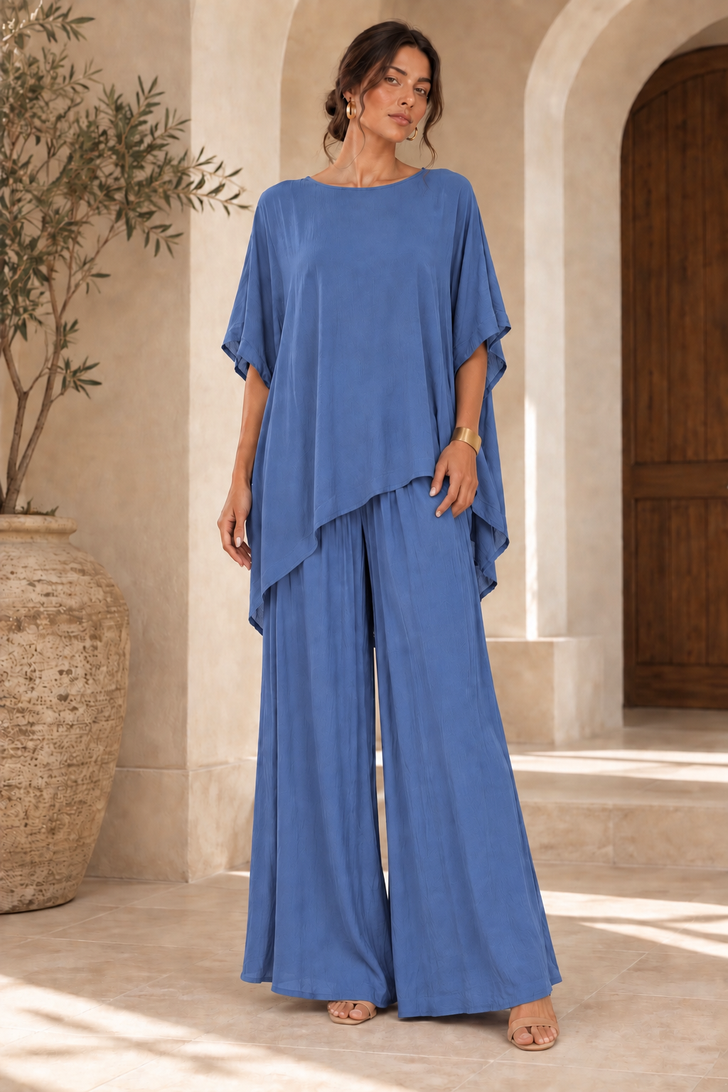 Italian Silk-Blend Two-Piece Set