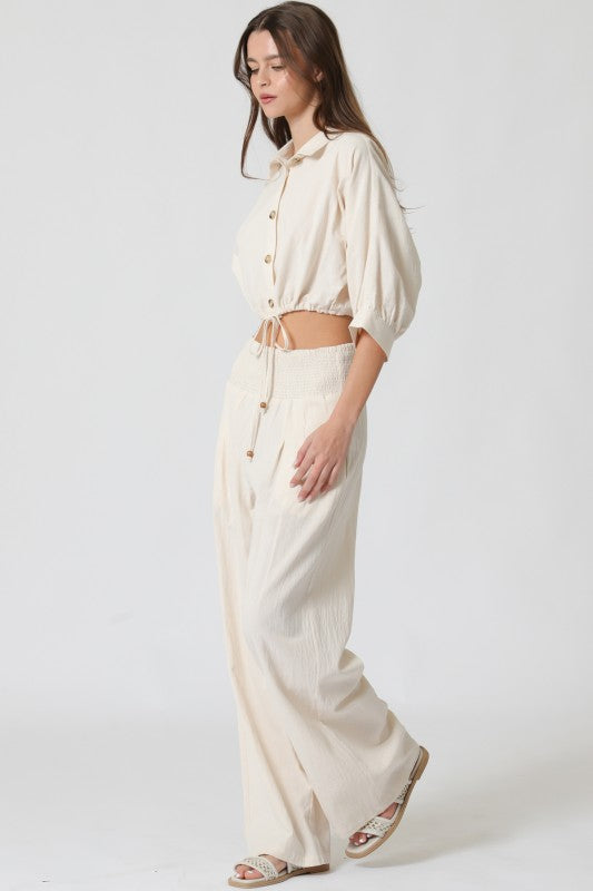 Ivory Luxe Two- Piece Set