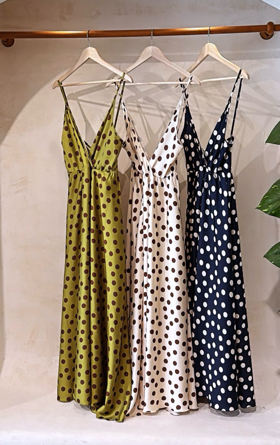 Roma Polka Maxi Dress
