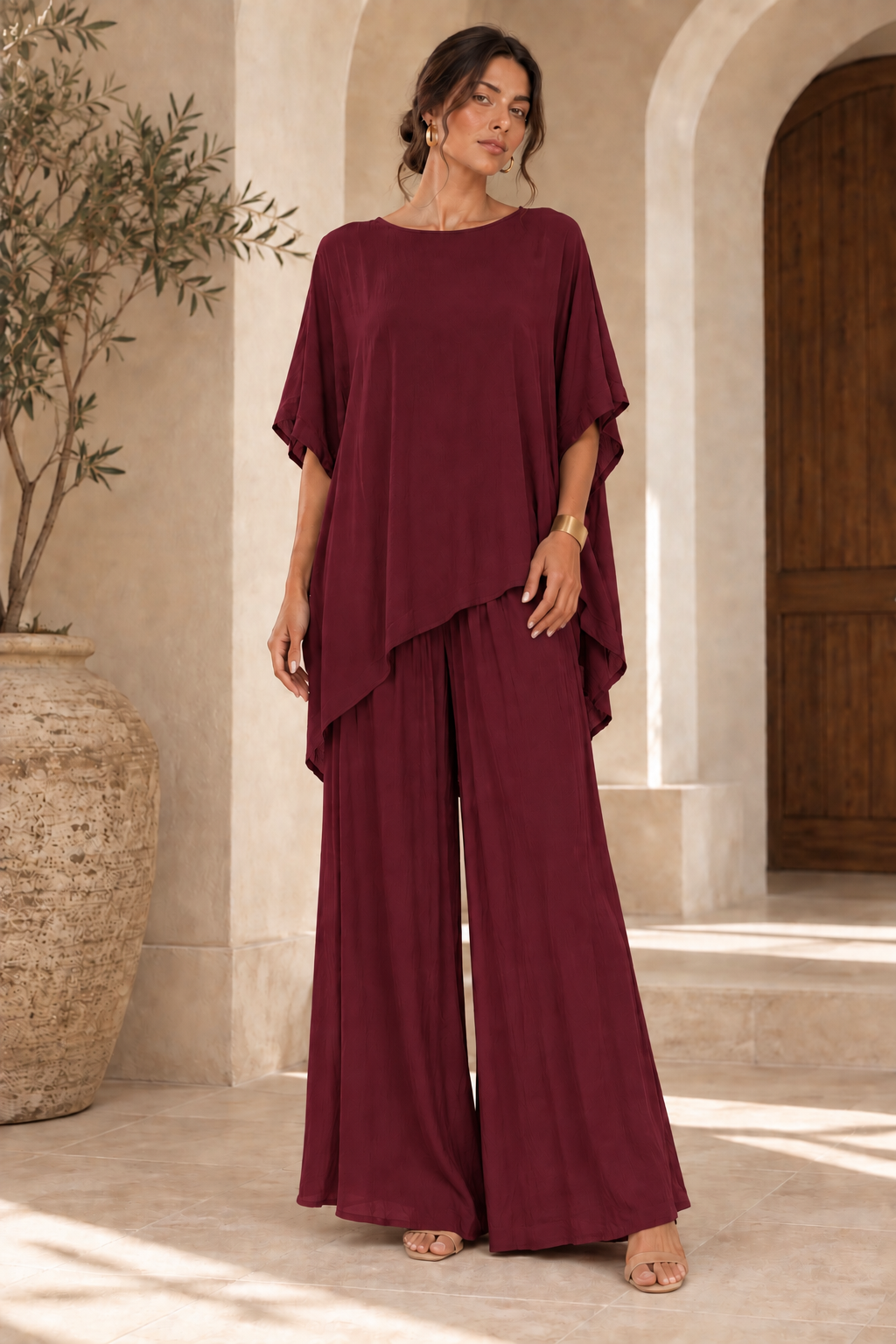 Italian Silk-Blend Two-Piece Set